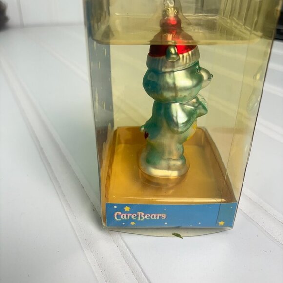 Care Bears Glass Ornament Wish Bear Christmas Decor Original Packaging Vintage - Picture 5 of 7